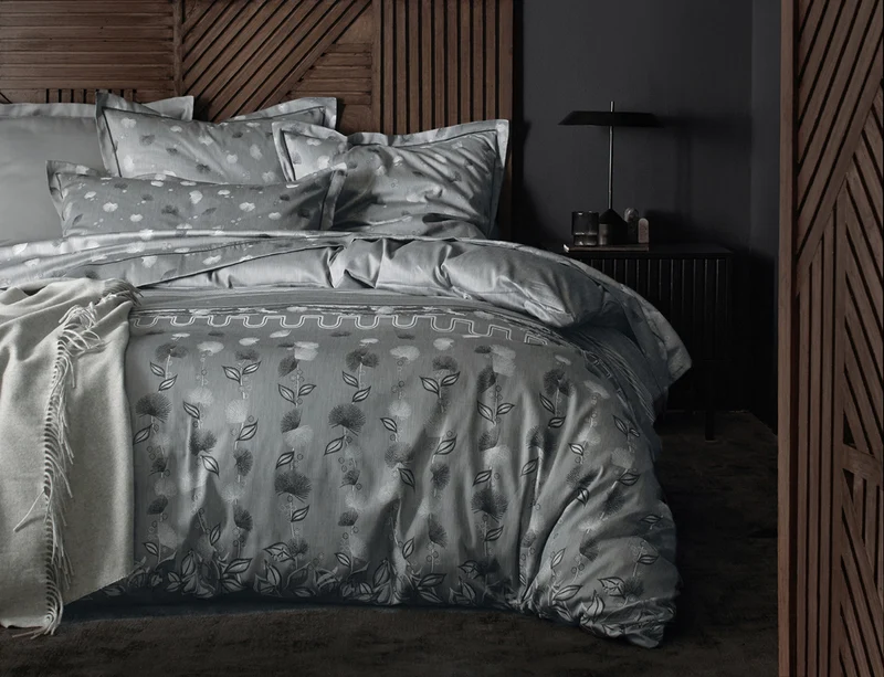 KYOTO Graphite - Satin jacquard