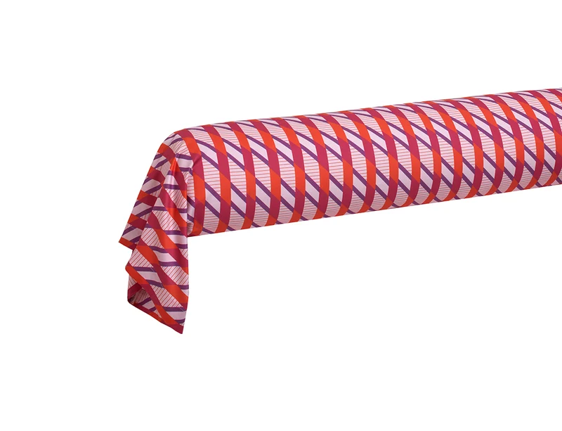 Taie de traversin Satin de coton - FUSION Ultraviolet