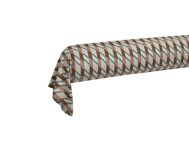 Taie de traversin Satin de coton - FUSION Ambre