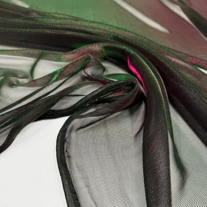 Tissu Maille Résille - Holographique, Polla