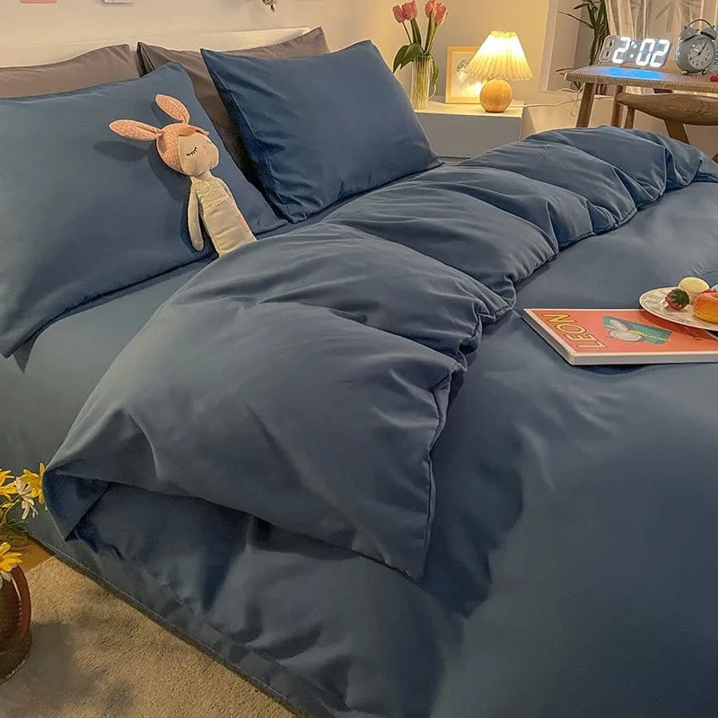 Bleu turquin - Housse de couette de qualité supérieure