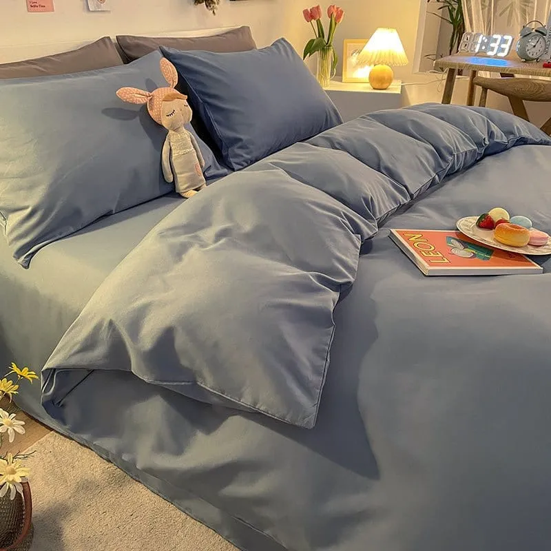 Bleu charrette - Housse de couette de qualité supérieure