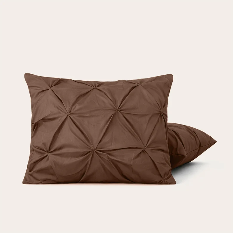 Kussenslopen | Grand Fold | Chestnut | Set van 2