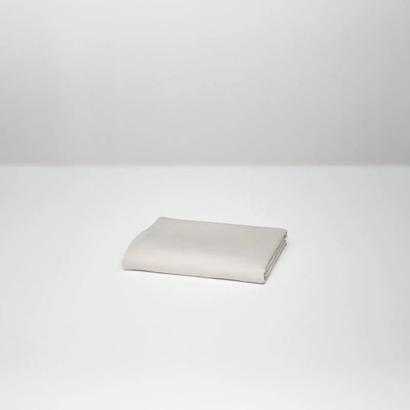 Drap housse en lin lavé 190g/m² • Beige Sable