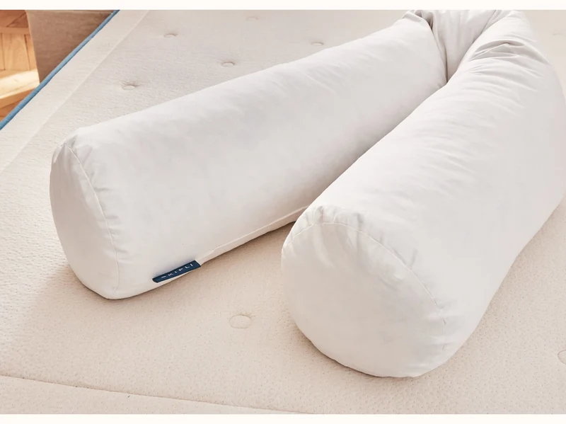 Traversin en plumes et duvet recyclés