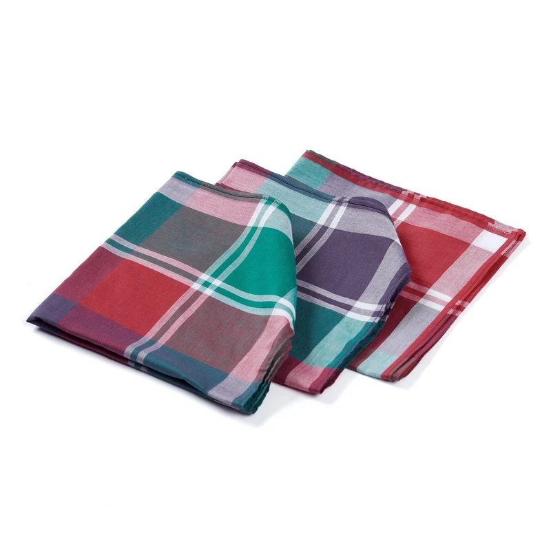 Lot de 6 Mouchoirs Sam - Coton Jacquard