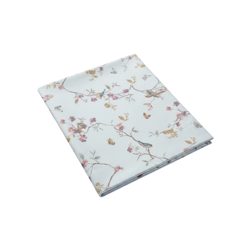 Drap plat Jardin Suspendu - Satin de coton 120 fils/cm²