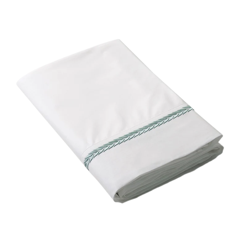 Drap plat Eucalyptus - Percale de coton