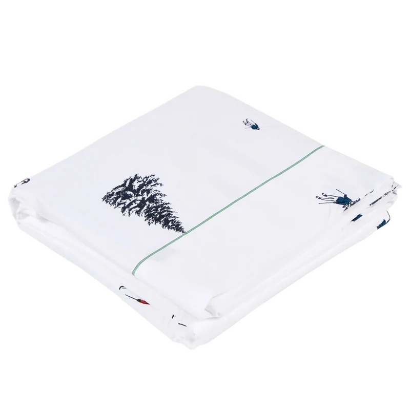 Drap plat Gérardmer - Satin de coton 80 fils/cm²