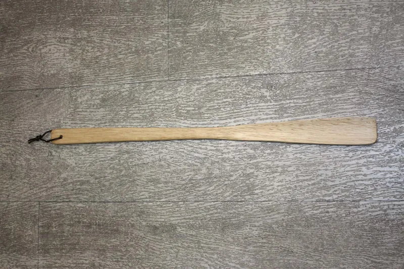 GRAND Chausse Pied LONG en bois manche 54cm - SOLIDE & PRATIQUE -