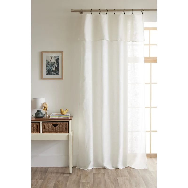 RIDEAU NIA BLANC 140X270