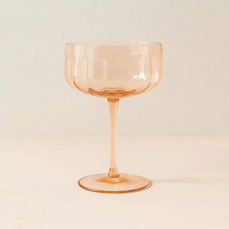 TULIPE coupe de champagne orange