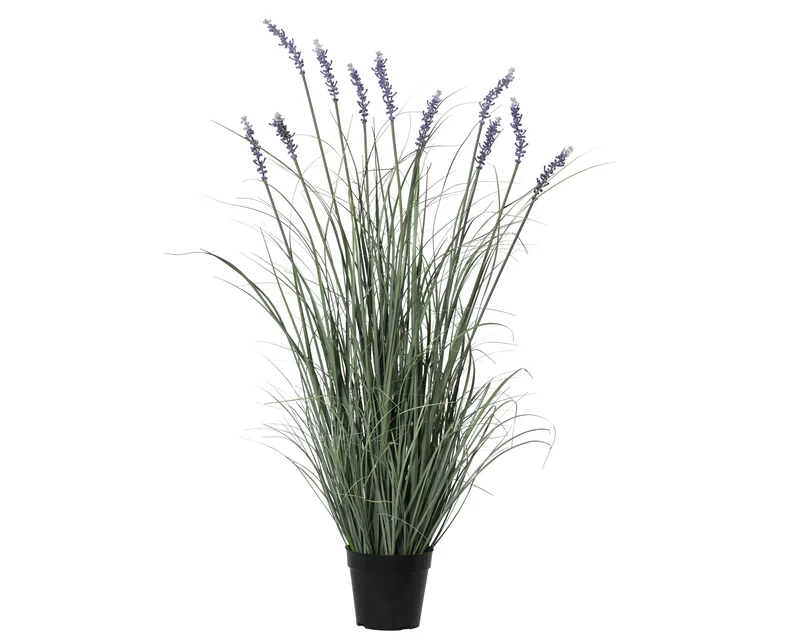 LAVANDE violette artificielle en pot H 96 cm