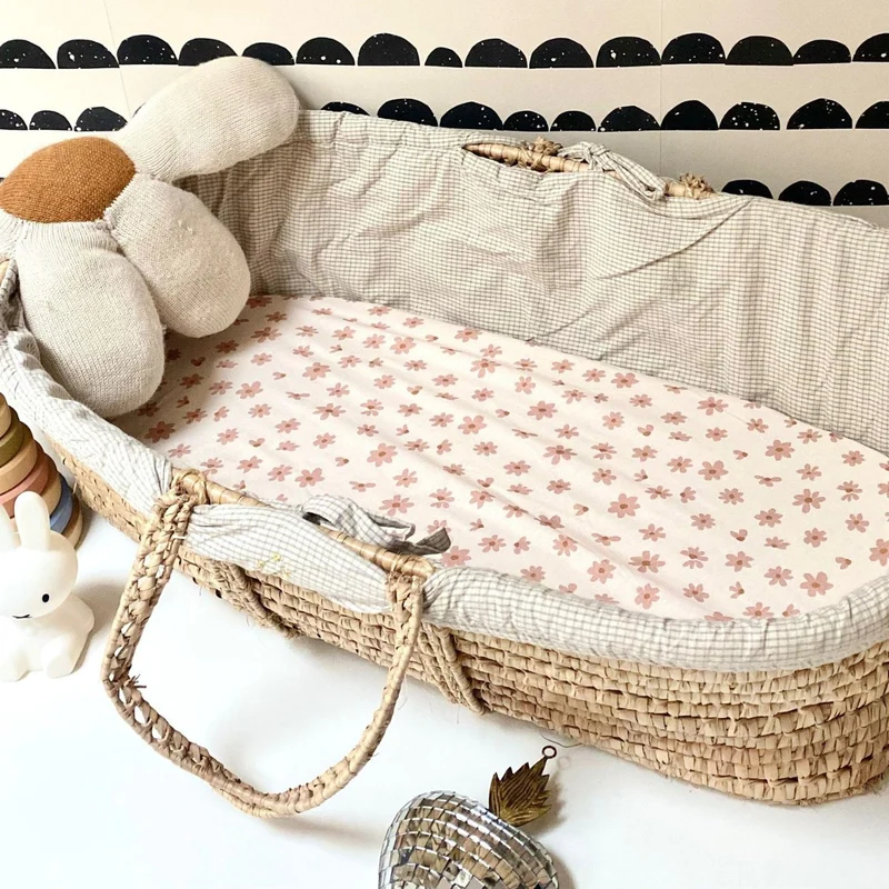 Housse matelas à langer Blossom