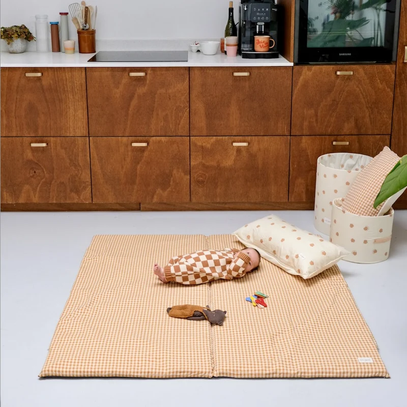 Housse Vichy Caramel