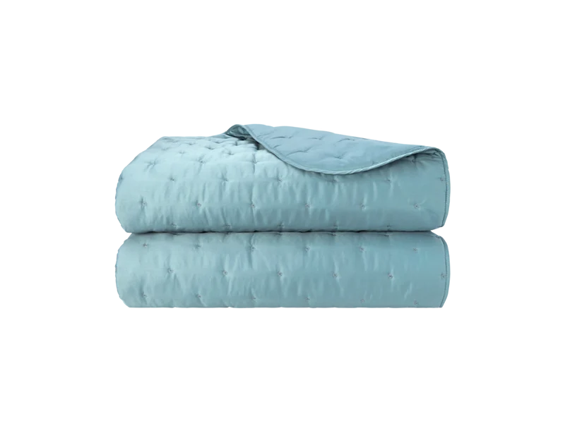 Dessus de lit matelassé Satin de coton - TRIOMPHE Fjord