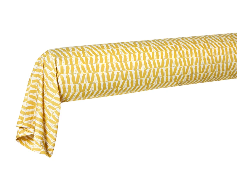 Taie de traversin Percale de coton - ARCTIQUE Gold