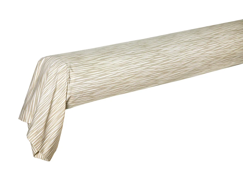 Taie de traversin Percale de coton - SNOWDROP Lin