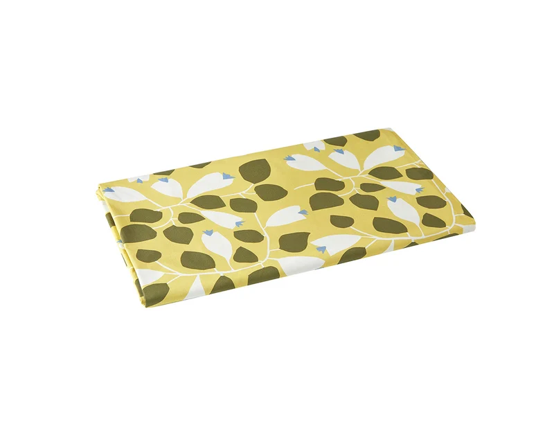 Drap plat Percale de coton - GARDEN Lime