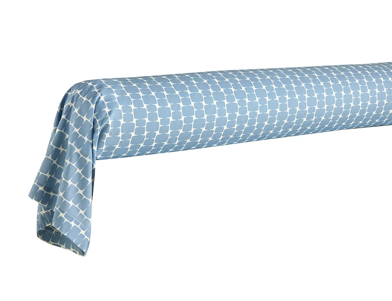 Taie de traversin Percale de coton - GARDEN Lime