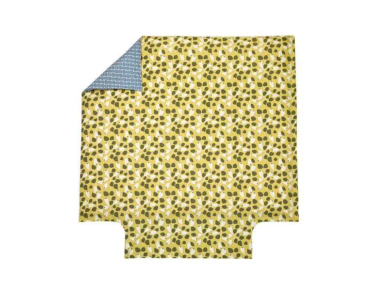 Housse de couette Percale de coton - GARDEN Lime