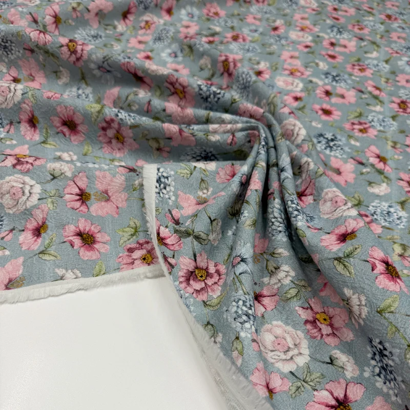 Tissu Jacquard Gaufré, Coton - Ortensia