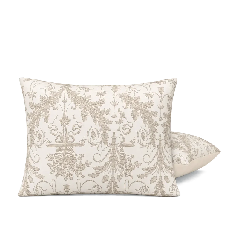 Kussenslopen | Jacquard | Taupe | Set van 2