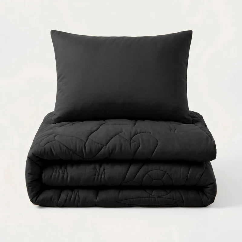 Wasbaar Kids All Season Dekbed | Voetbal Keeper | Black | Met Kussensloop