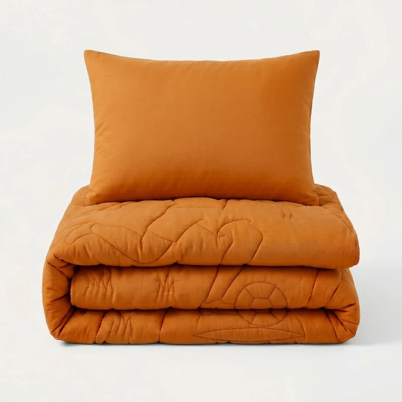 Wasbaar Kids All Season Dekbed | Voetbal Keeper | Oranje | Met Kussensloop