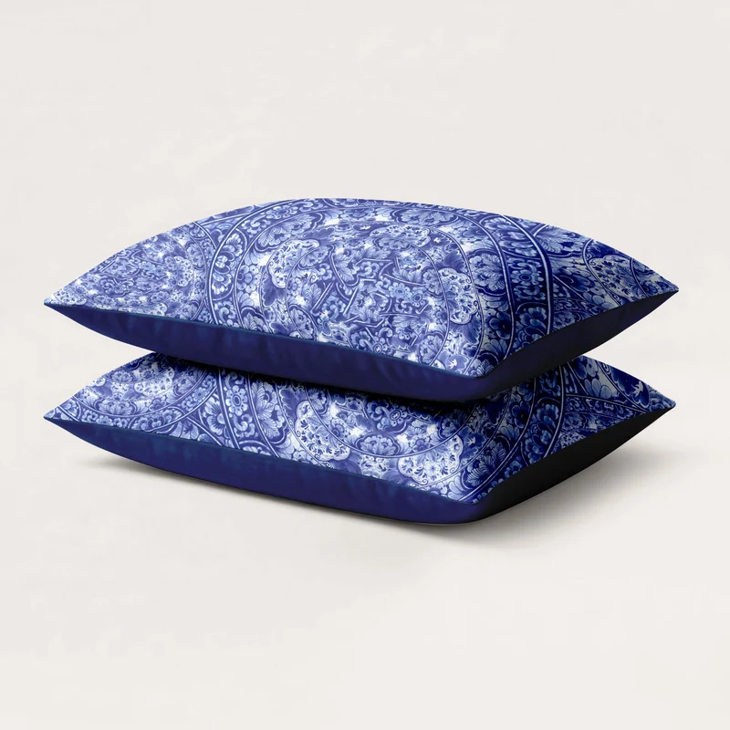 Kussenslopen | A Fish Named Fred & HappyBed | Mandala | Set van 2