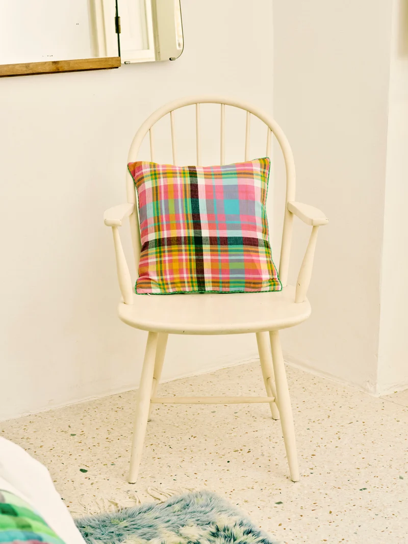 Housse de coussin réversible