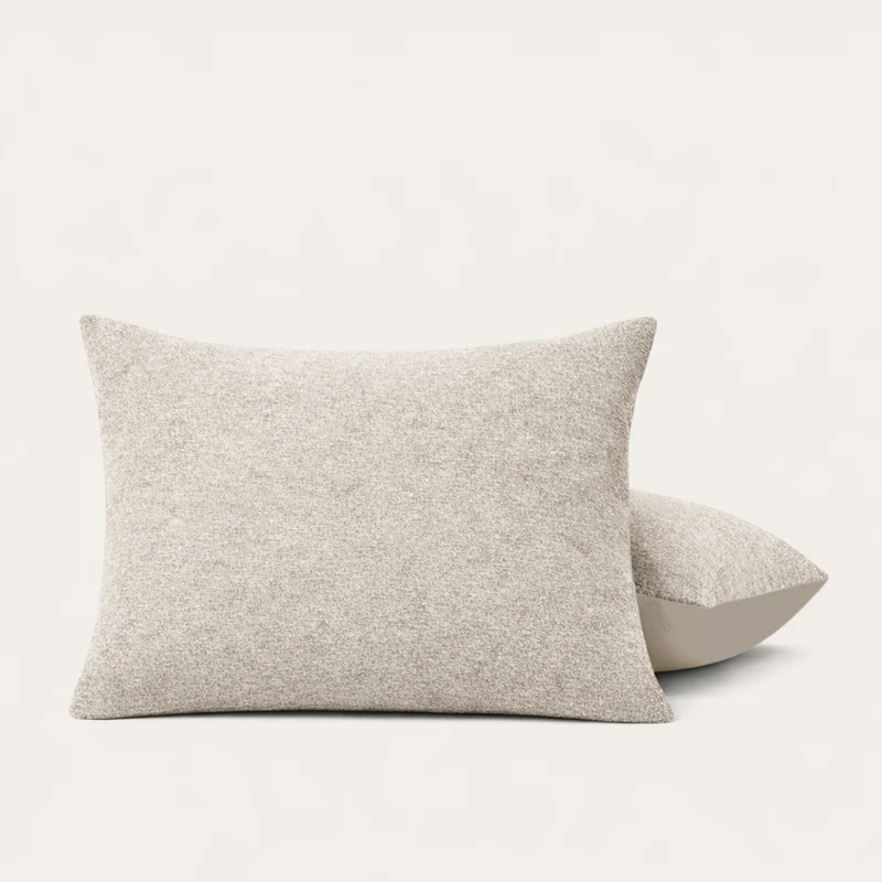 Kussenslopen | Jersey | Taupe | Set van 2