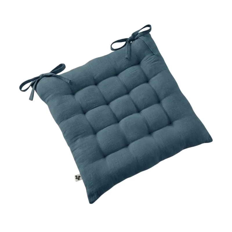 KALA Assise matelassée extérieur 38x38 Bleu Jean
