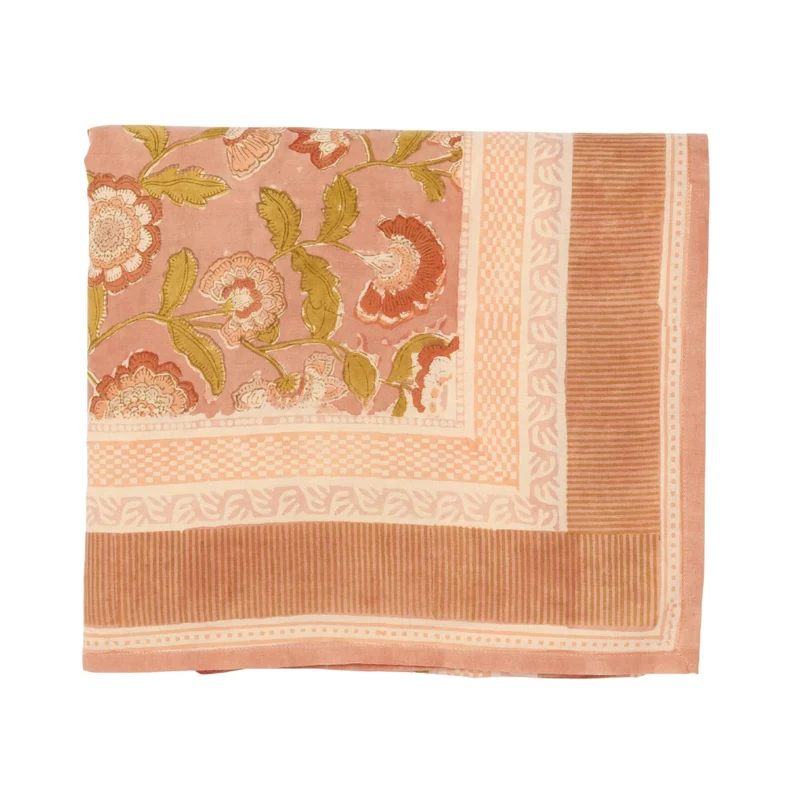 GUAPAO - Nappe indienne bois de rose