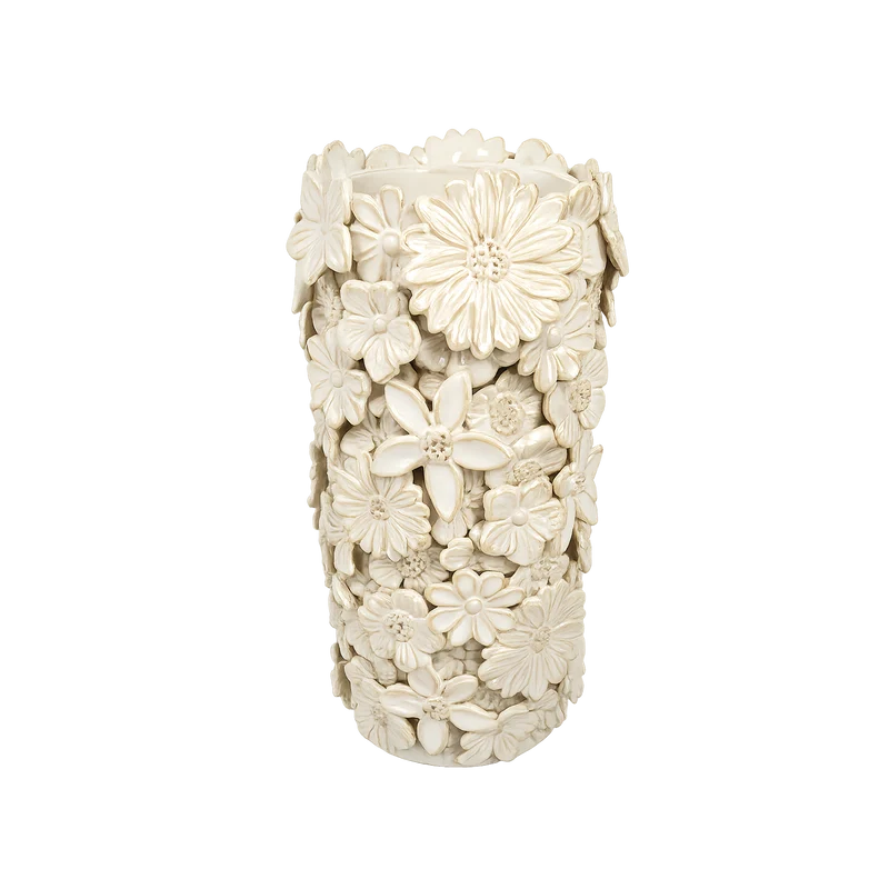 FLORA vase blanc