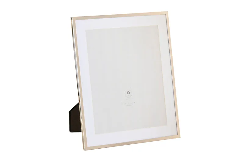 CADRE Acier argenté et verre pour photo 20X25