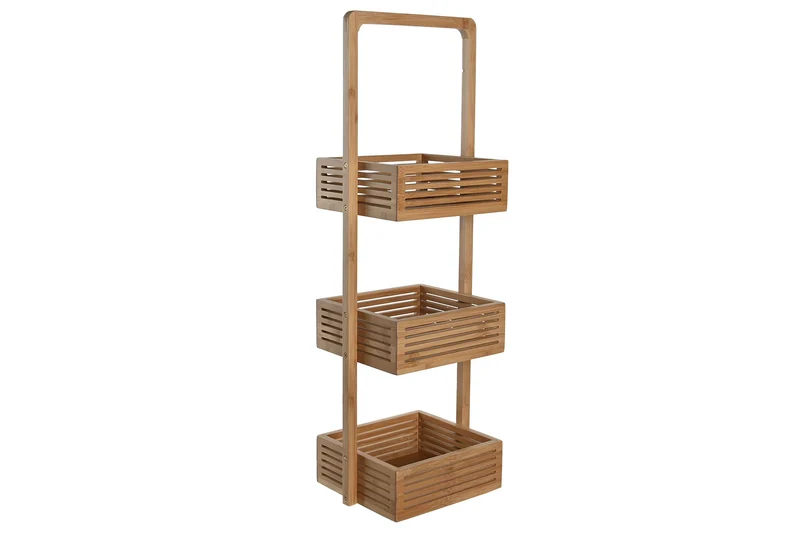 ÉTAGÈRE 3 Tablettes bambou naturel