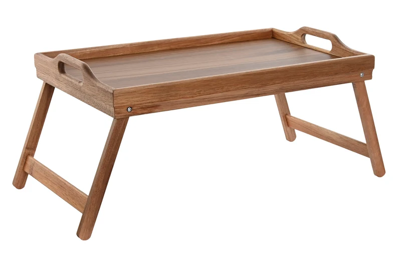 PLATEAU sur pieds en bois d'acacia