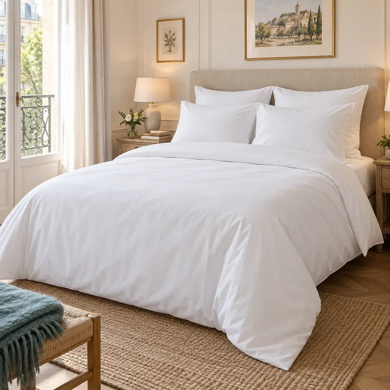 Housse de couette hôtel 180 TC - Gamme Essentiel