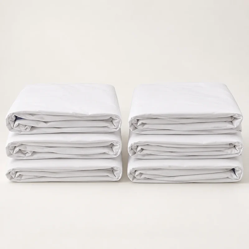Lot de 6 housses de couette hôtel 180 TC - Gamme Essentiel