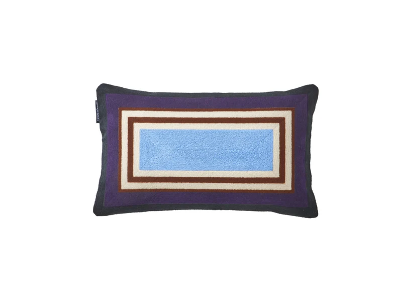 Coussin Brodé - PRISME Améthyste