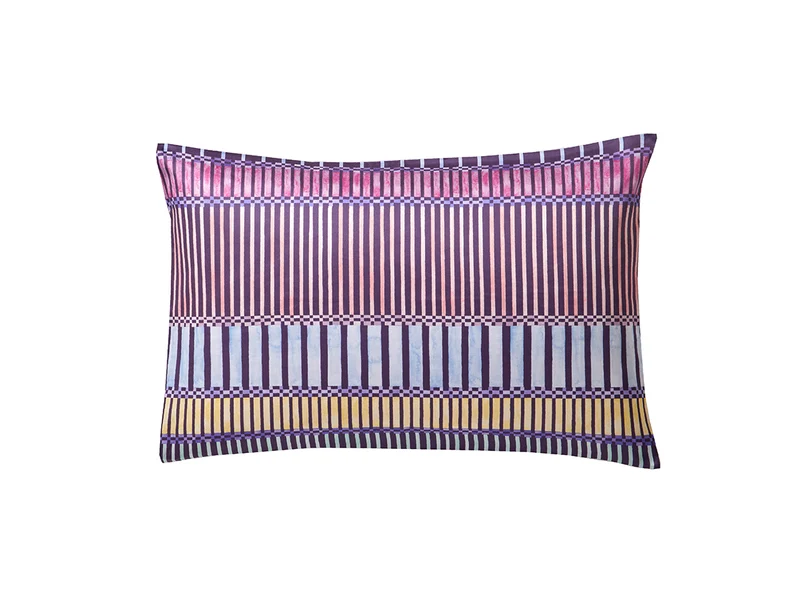 Taie d'oreiller Satin Imprimé - PORTOFINO Ultraviolet