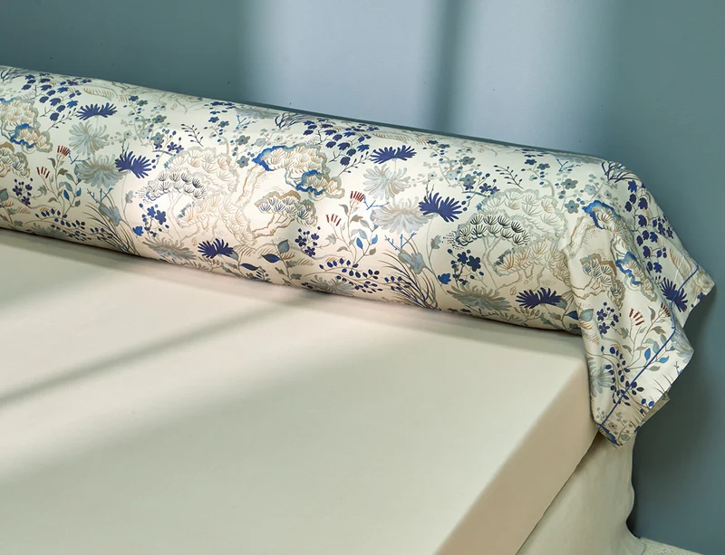 Taie de traversin Satin de coton - KASUMI Chanvre