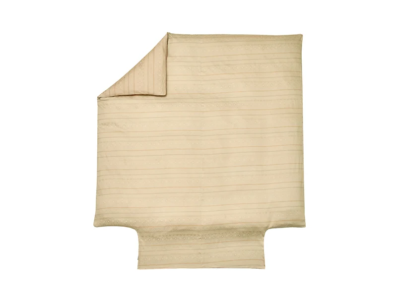 Housse de couette Satin Jacquard - ALLEGRO Naturel