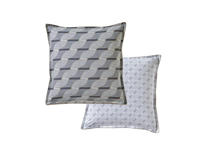 Taie d'oreiller Percale de coton - Tempo Marine