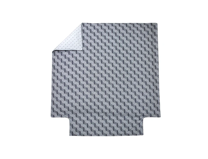 Housse de couette Percale de coton - Tempo Marine