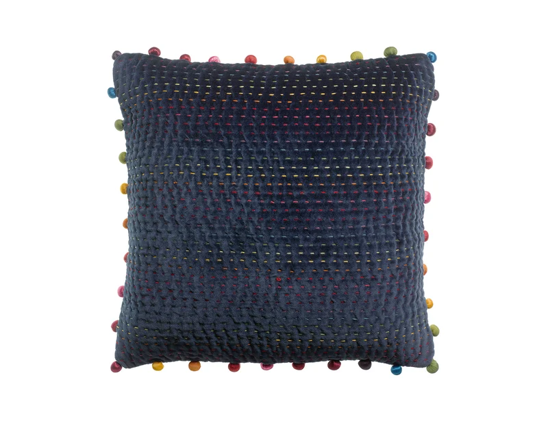 Coussin Coton - GASTOUNET Cobalt