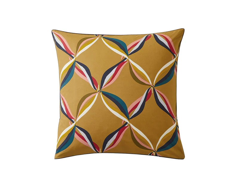 Taie d'oreiller Percale - CINETIQUE Ocre