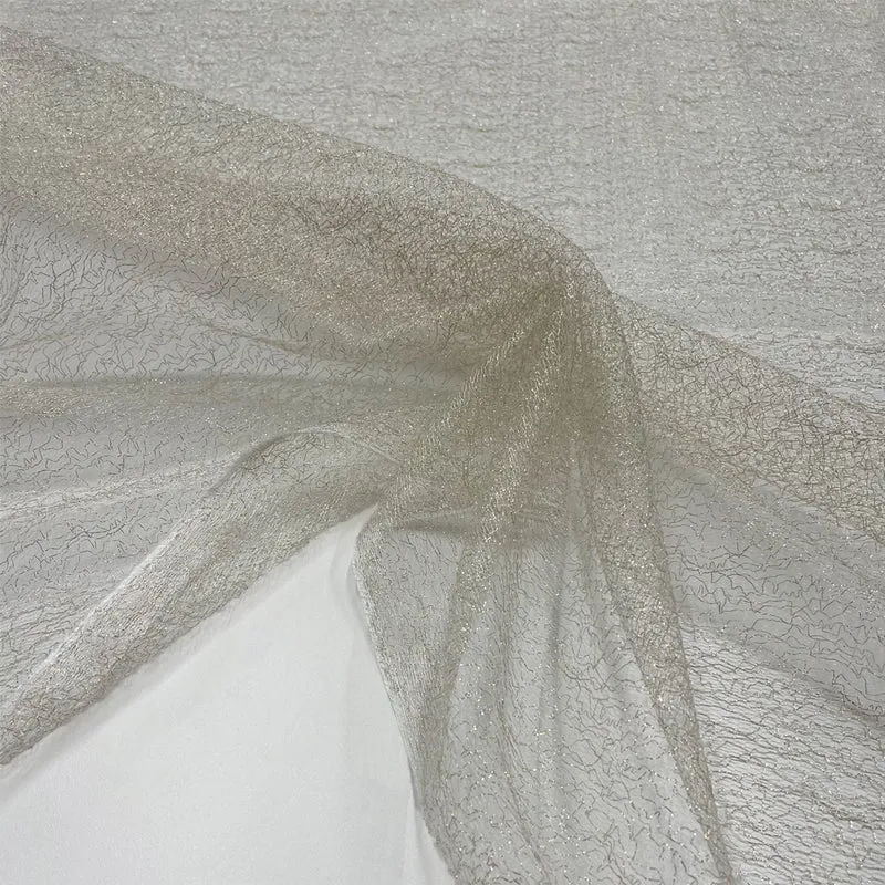 Tissu tulle métallisé - Siviglia