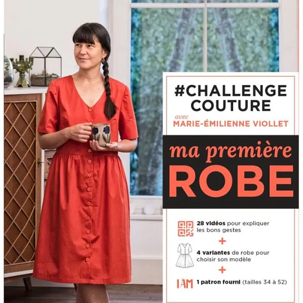 #challenge couture : ma première robe Marie-Emilienne Viollet